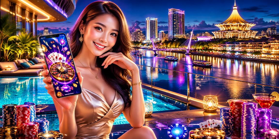 Pengguna di Kuching mengakses aplikasi kasino permainan popular 1090 melalui telefon pintar